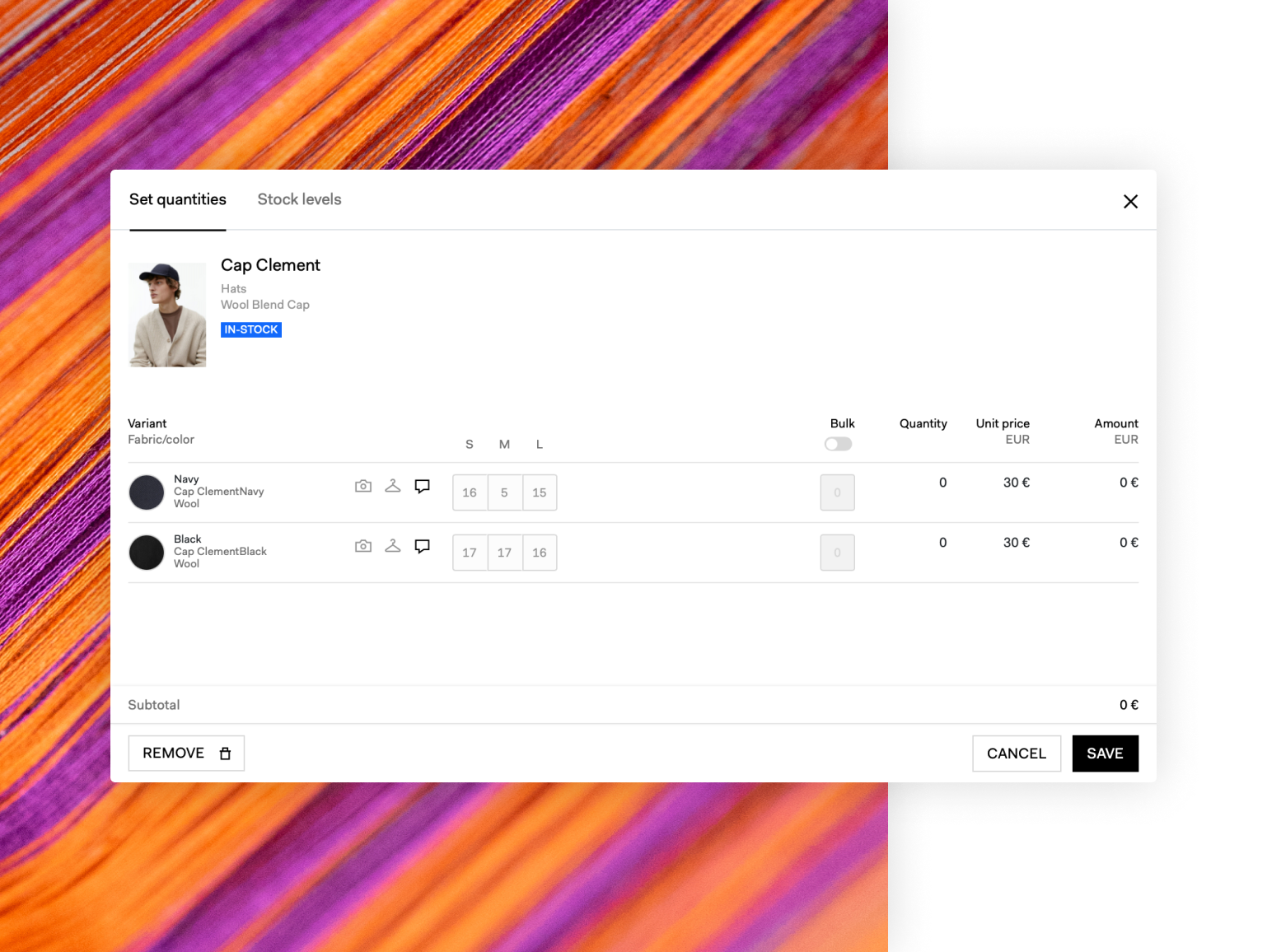 screenshot of LE NEW BLACK